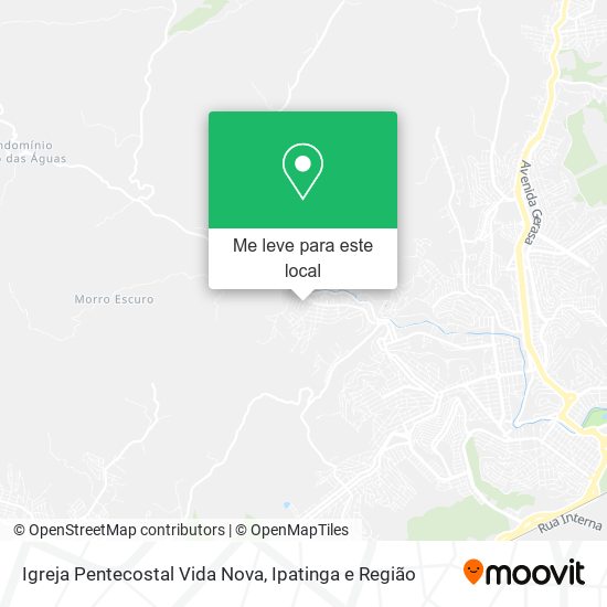 Igreja Pentecostal Vida Nova mapa