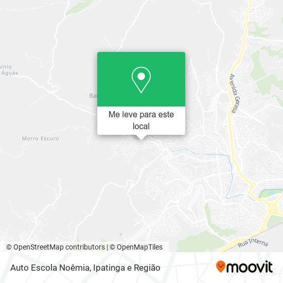 Auto Escola Noêmia mapa