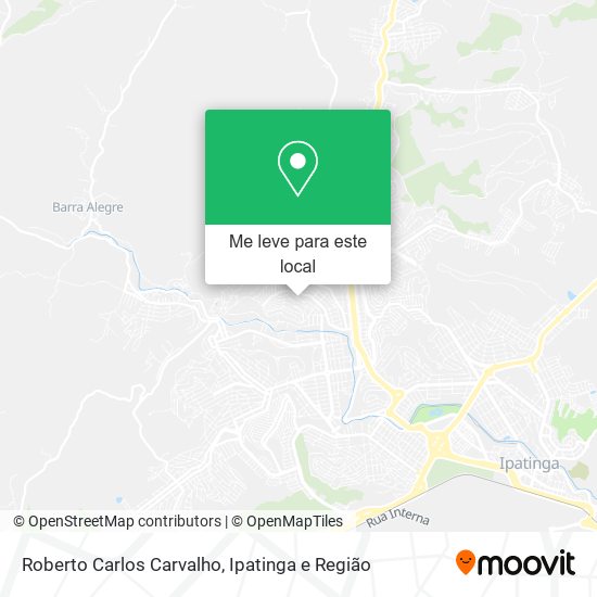 Roberto Carlos Carvalho mapa