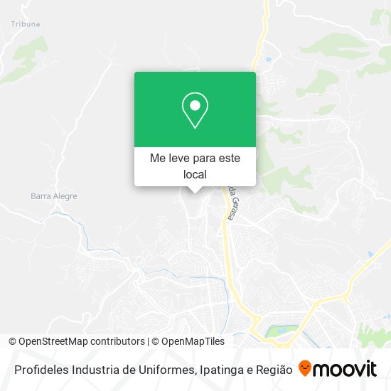 Profideles Industria de Uniformes mapa