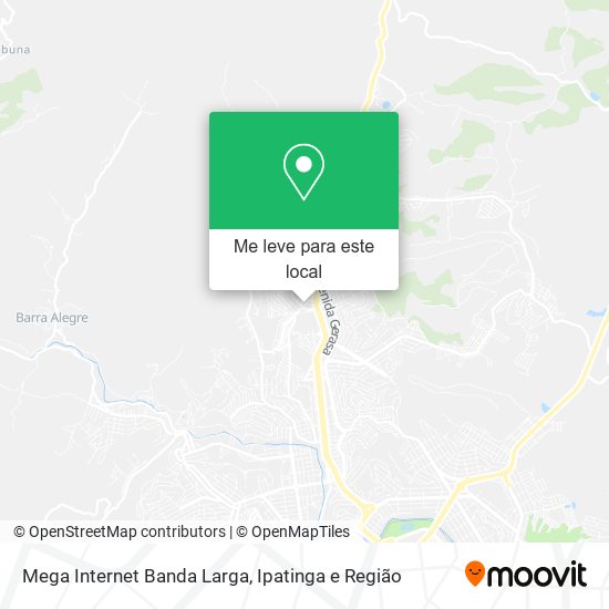 Mega Internet Banda Larga mapa