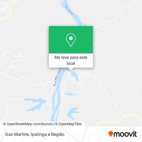 Gas Martins mapa