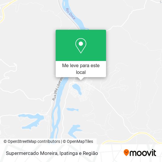 Supermercado Moreira mapa