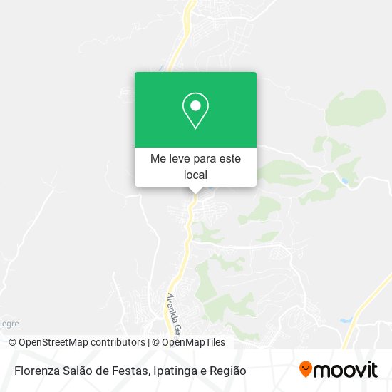 Florenza Salão de Festas mapa