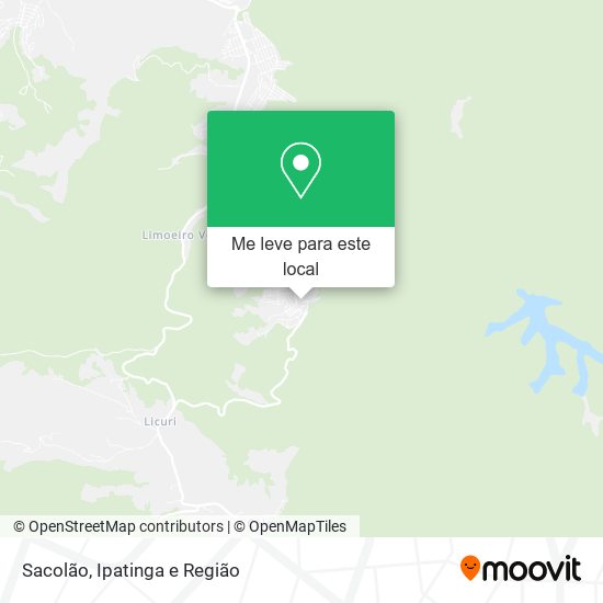 Sacolão mapa