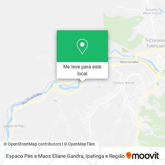 Espaco Pés e Maos Eliane Gandra mapa