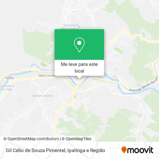 Gil Célio de Souza Pimentel mapa