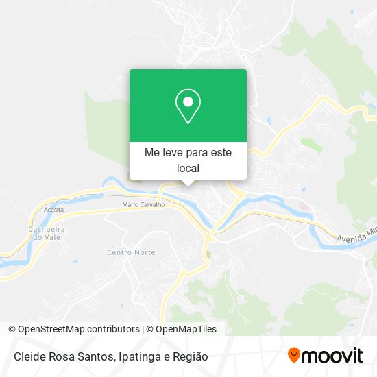 Cleide Rosa Santos mapa