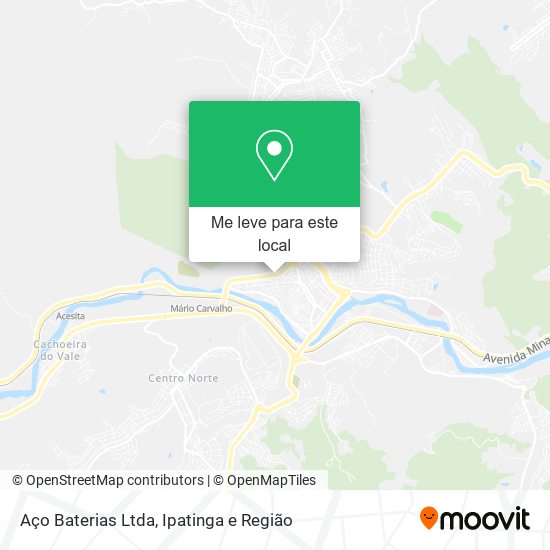 Aço Baterias Ltda mapa