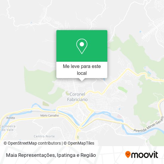 Maia Representações mapa