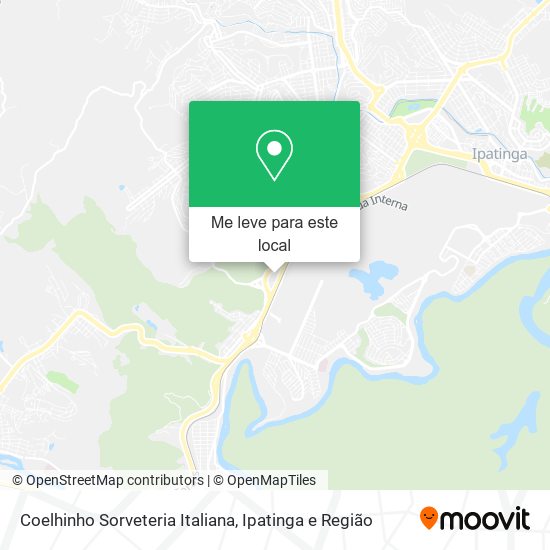 Coelhinho Sorveteria Italiana mapa