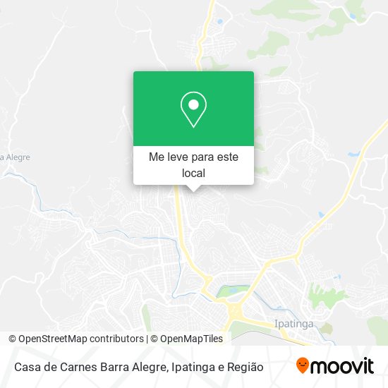 Casa de Carnes Barra Alegre mapa