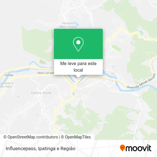 Influencepass mapa