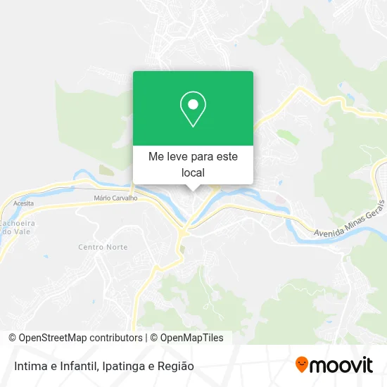 Intima e Infantil mapa