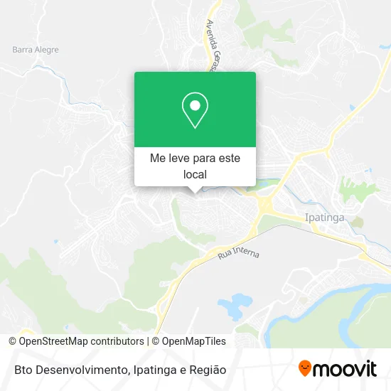 Bto Desenvolvimento mapa