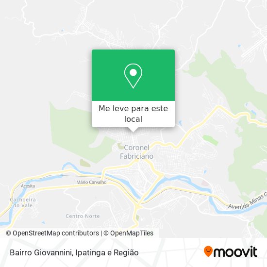 Bairro Giovannini mapa