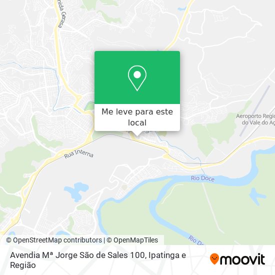 Avendia Mª Jorge São de Sales 100 mapa