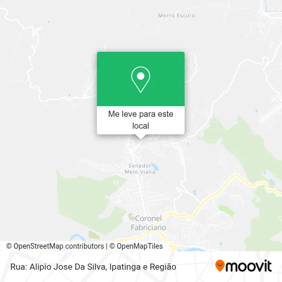 Rua: Alipio Jose Da Silva mapa