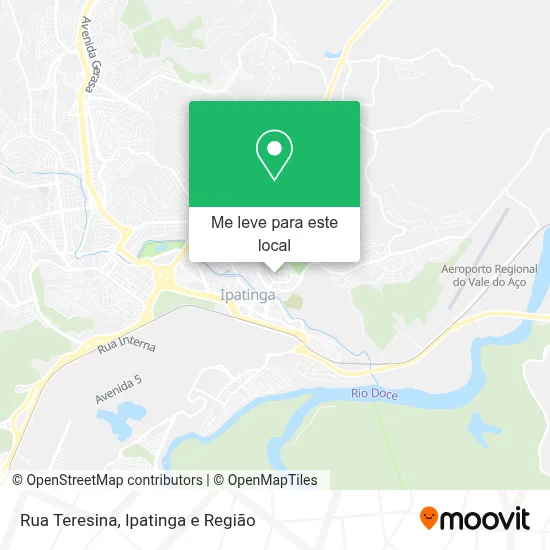 Rua Teresina mapa