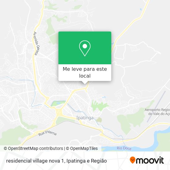 residencial village nova 1 mapa