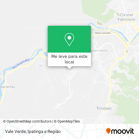 Vale Verde mapa