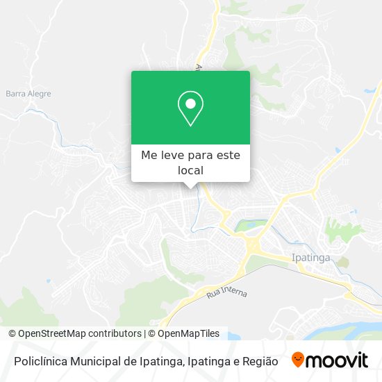 Policlínica Municipal de Ipatinga mapa