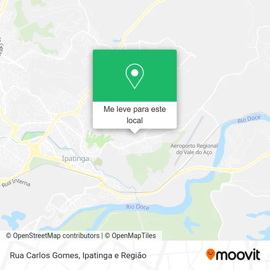 Rua Carlos Gomes mapa