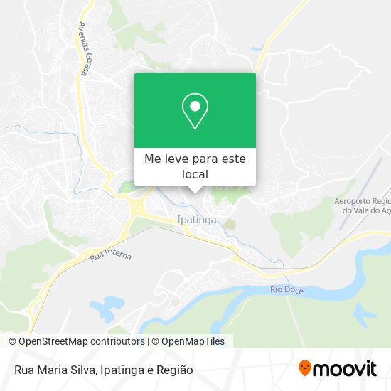 Rua Maria Silva mapa