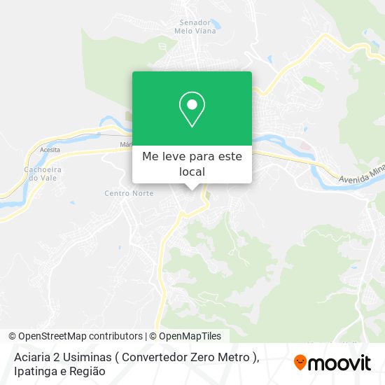 Aciaria 2 Usiminas ( Convertedor Zero Metro ) mapa