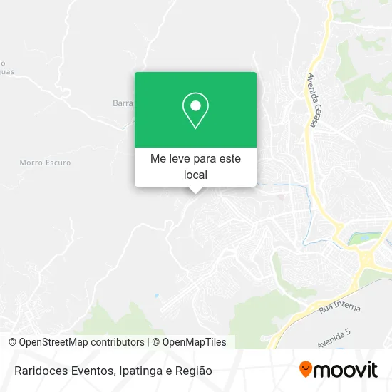 Raridoces Eventos mapa