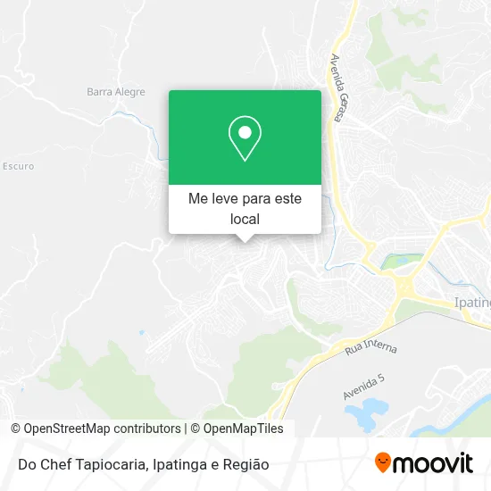 Do Chef Tapiocaria mapa
