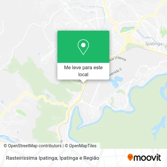 Rasteiríssima Ipatinga mapa