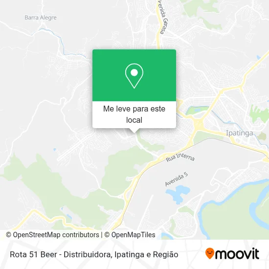 Rota 51 Beer - Distribuidora mapa