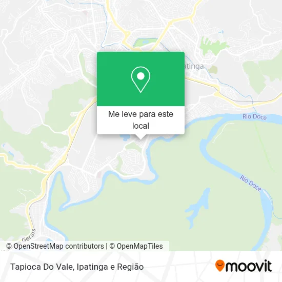 Tapioca Do Vale mapa