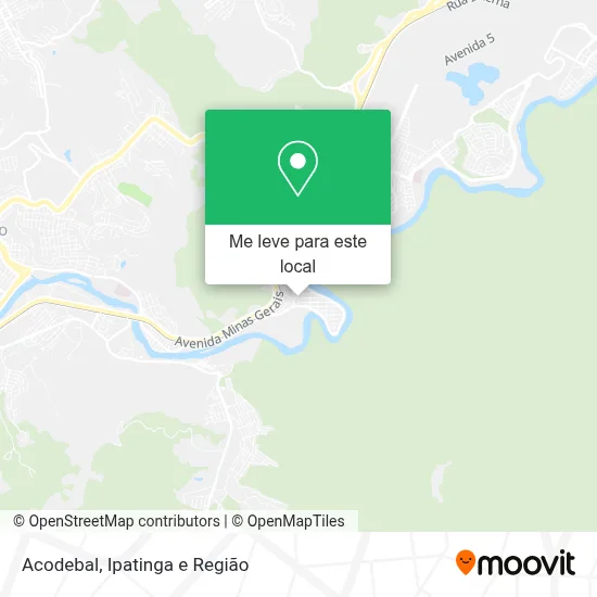 Acodebal mapa