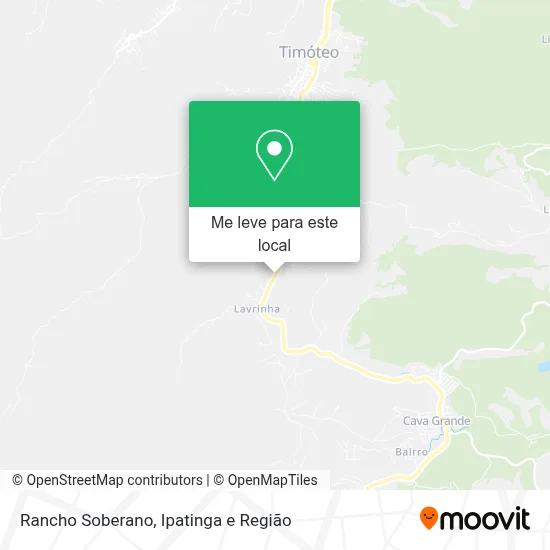 Rancho Soberano mapa