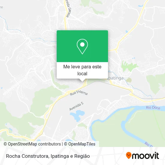 Rocha Construtora mapa