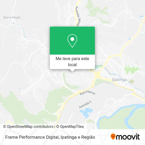 Frame Performance Digital mapa