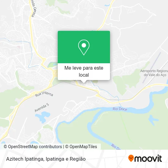 Azitech Ipatinga mapa