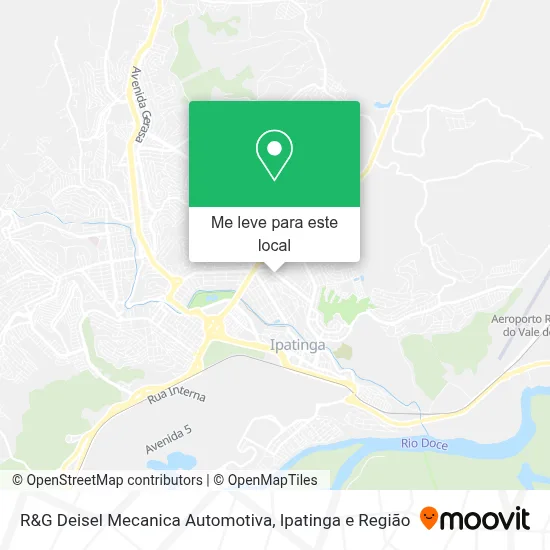 R&G Deisel Mecanica Automotiva mapa