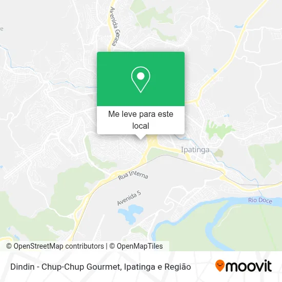 Dindin - Chup-Chup Gourmet mapa