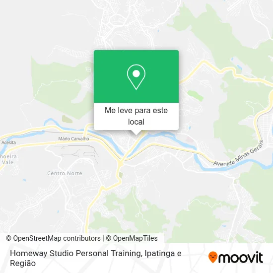 Homeway Studio Personal Training mapa