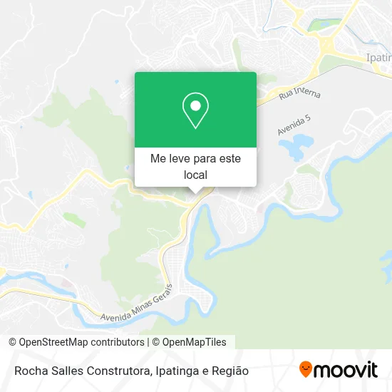 Rocha Salles Construtora mapa
