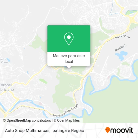 Auto Shop Multimarcas mapa