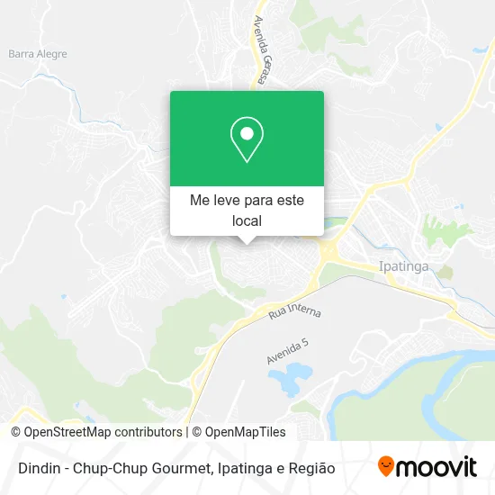 Dindin - Chup-Chup Gourmet mapa
