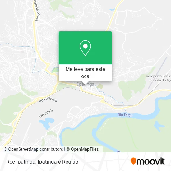 Rcc Ipatinga mapa
