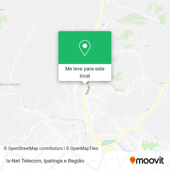 Is-Net Telecom mapa