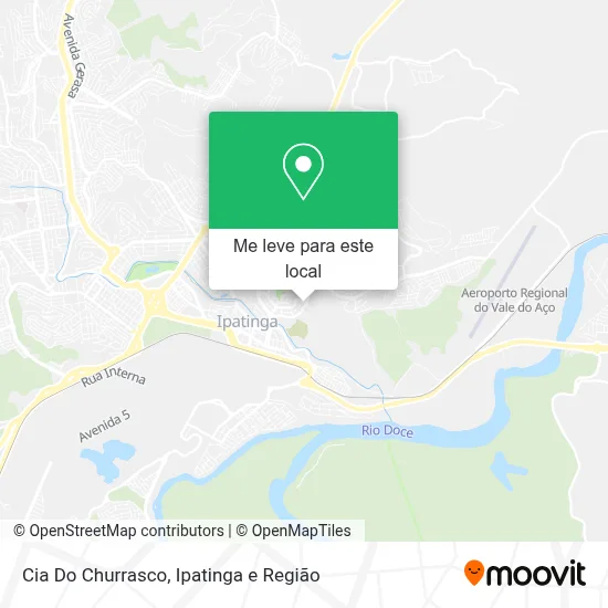 Cia Do Churrasco mapa