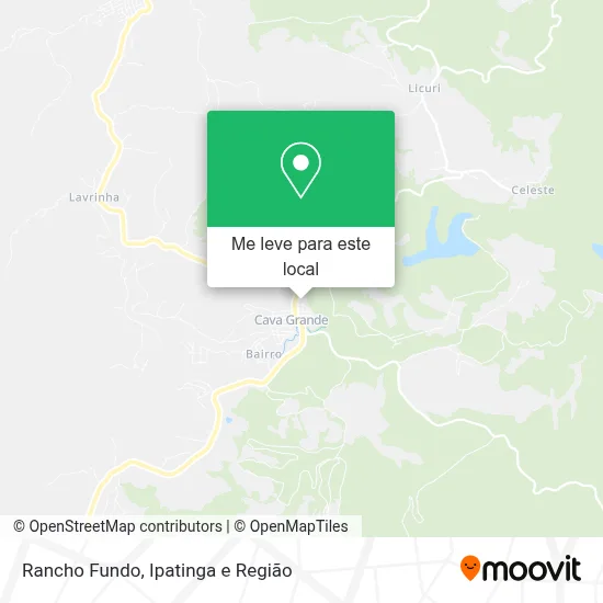 Rancho Fundo mapa