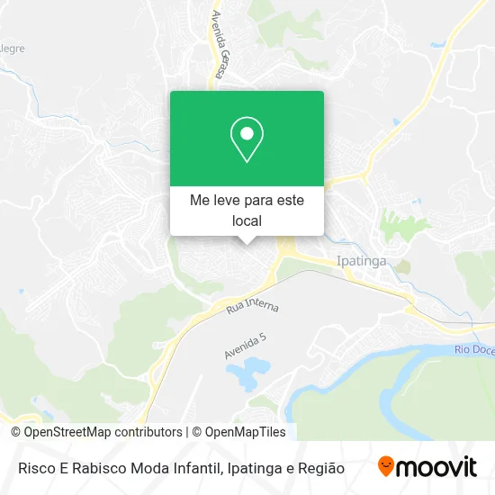 Risco E Rabisco Moda Infantil mapa